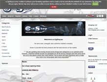 Tablet Screenshot of e-cigshop.eu